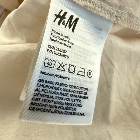 H&M Beige Maxi Dress with Embroidery - Picture 14 of 16